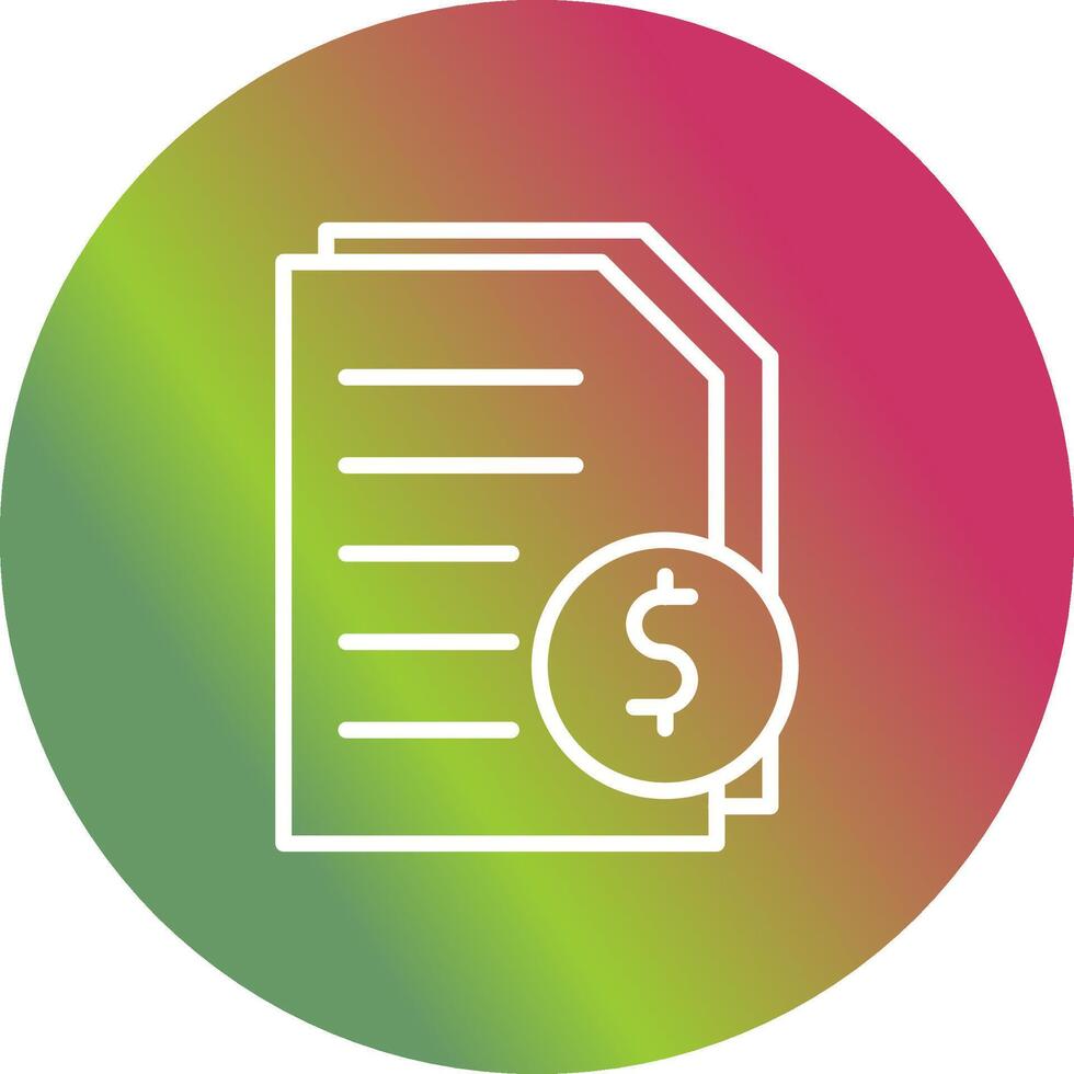 Invoices Vector Icon