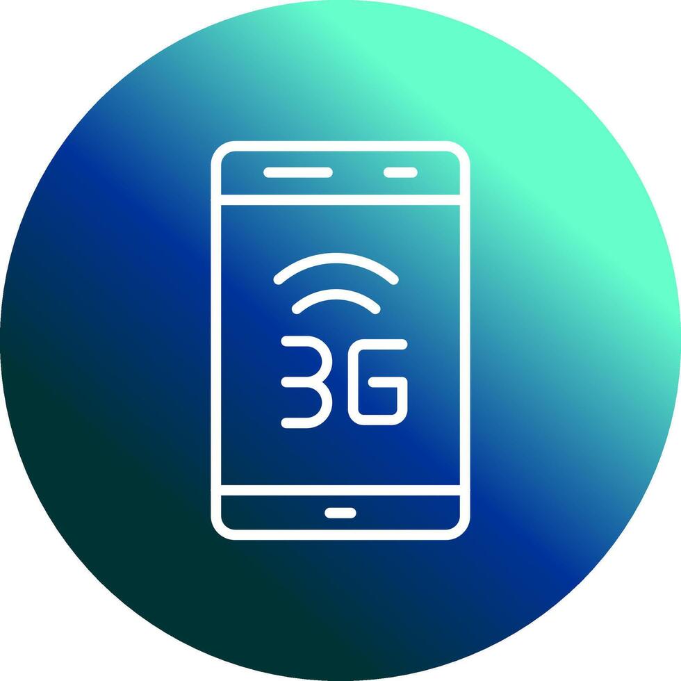 icono de vector 3g