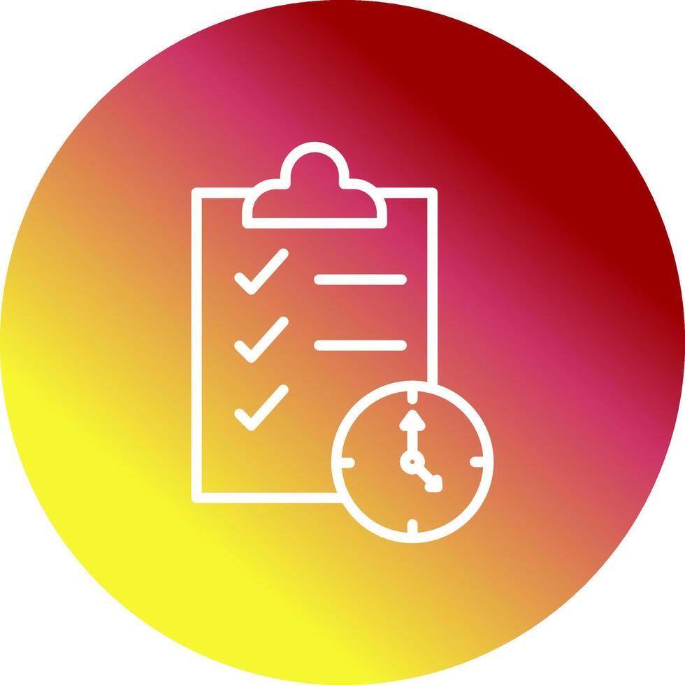 Time Management Vector Icon