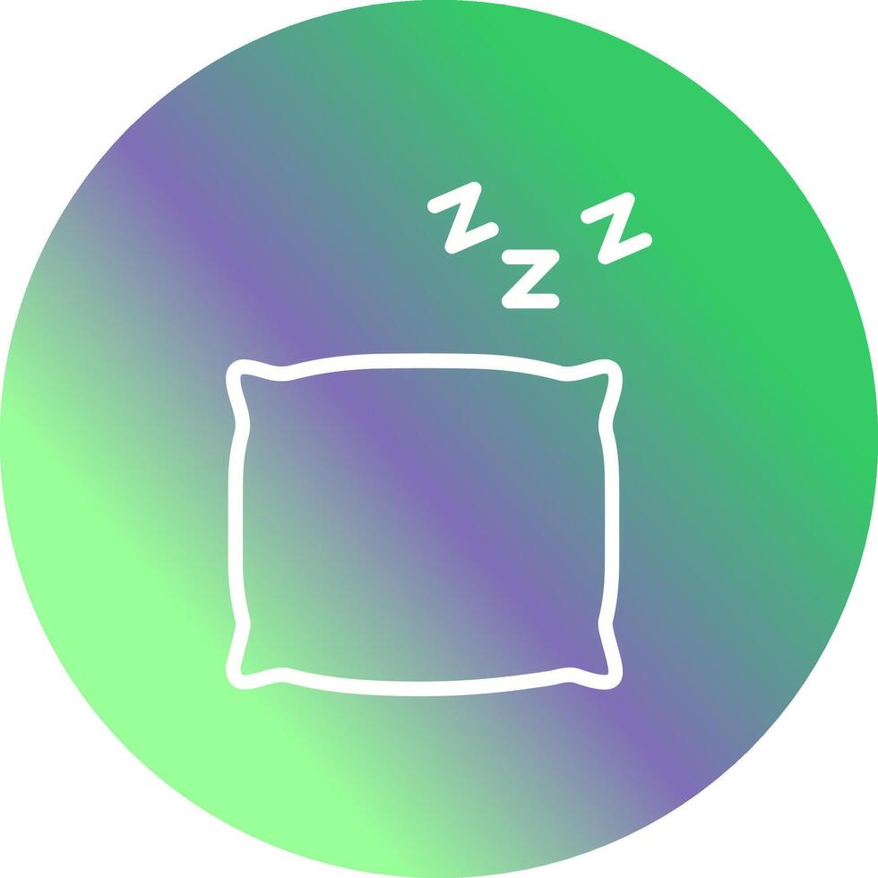 icono de vector de almohada