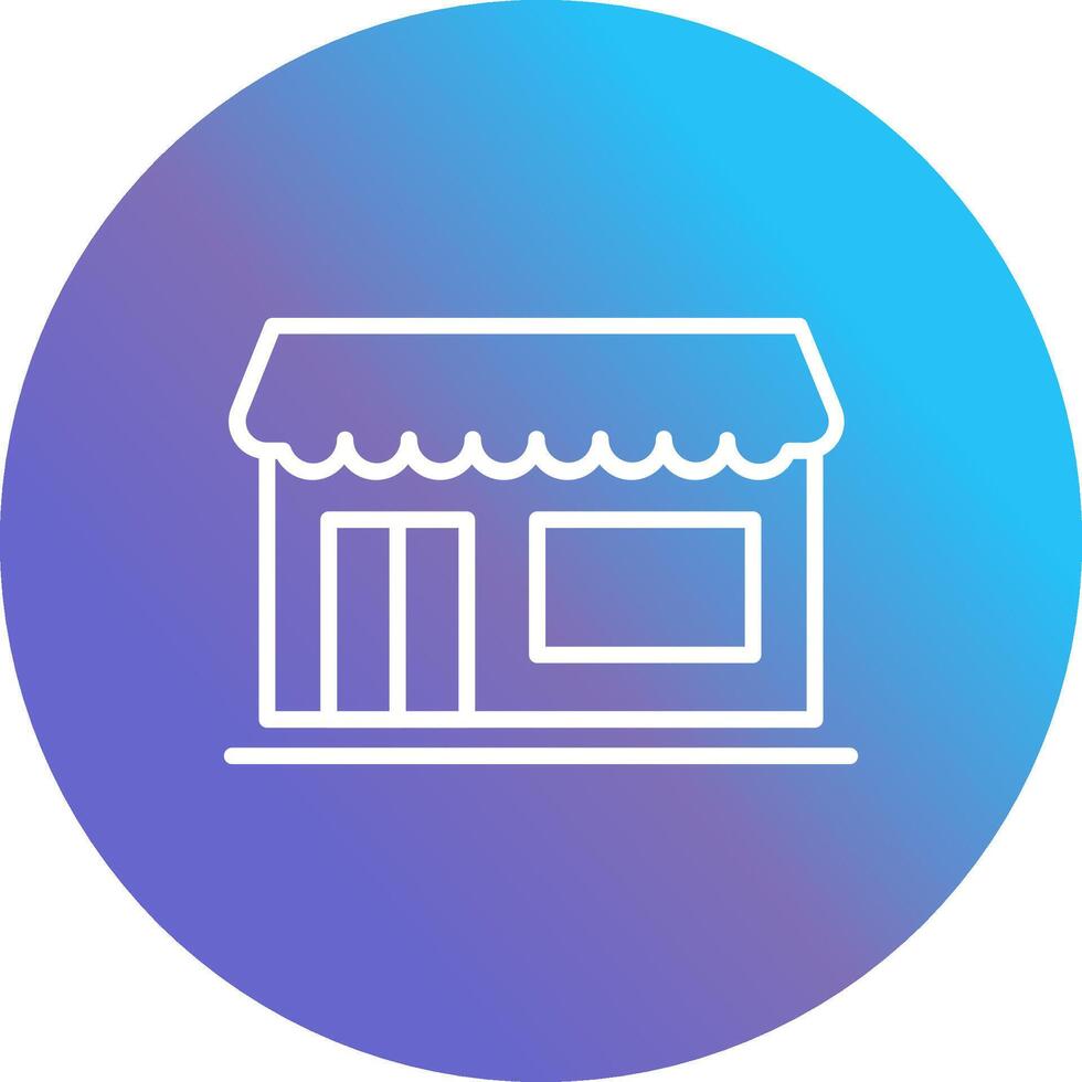 icono de vector de tienda