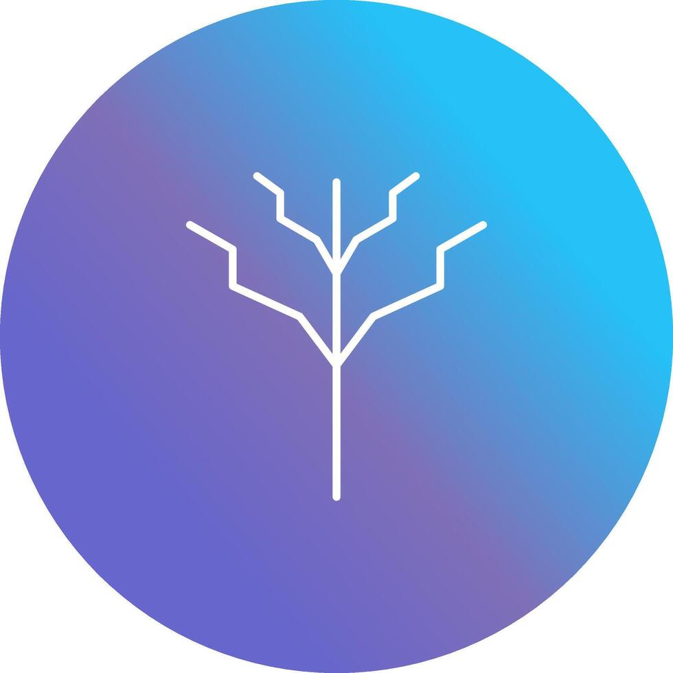 Tree with no leaves Vector Icon