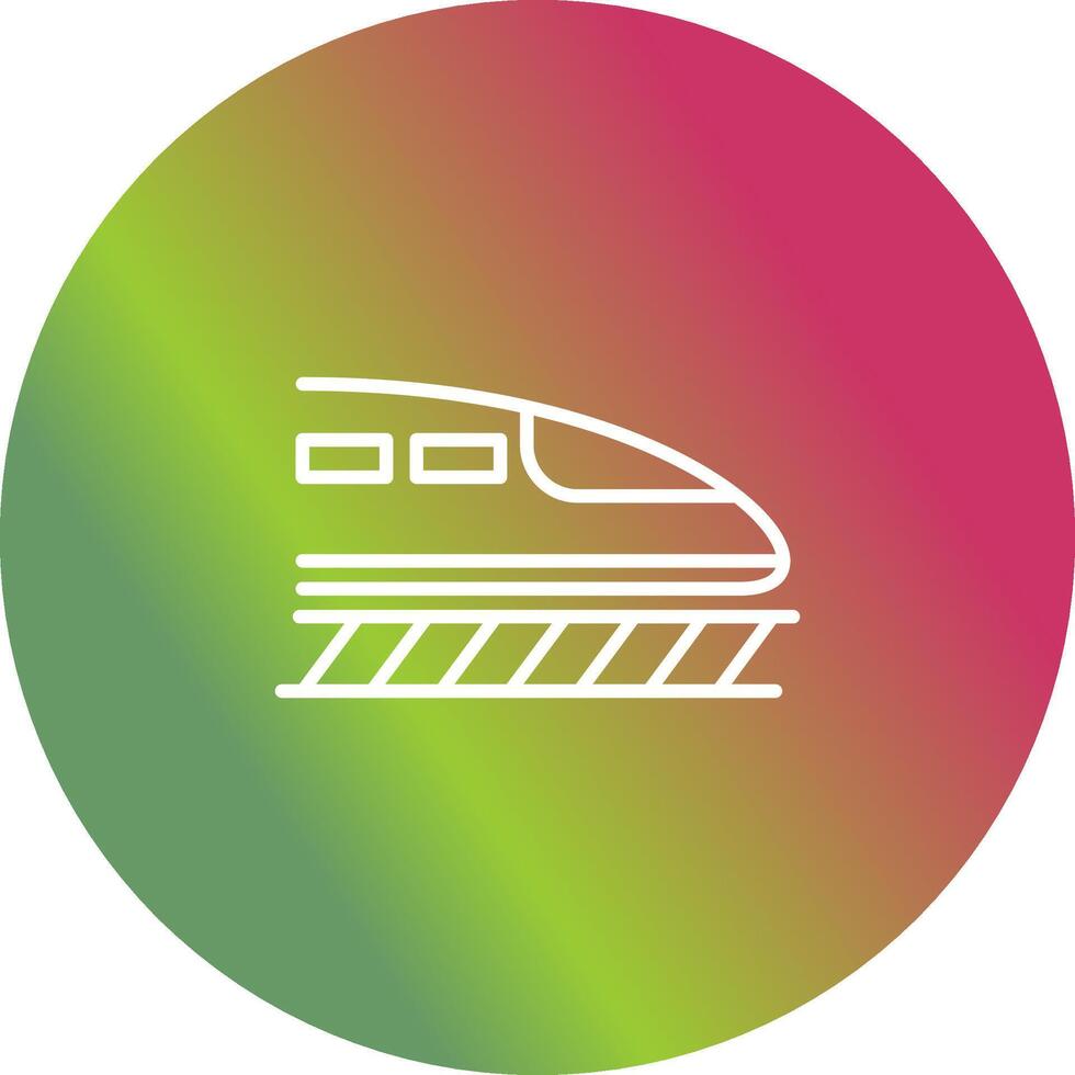 icono de vector de tren