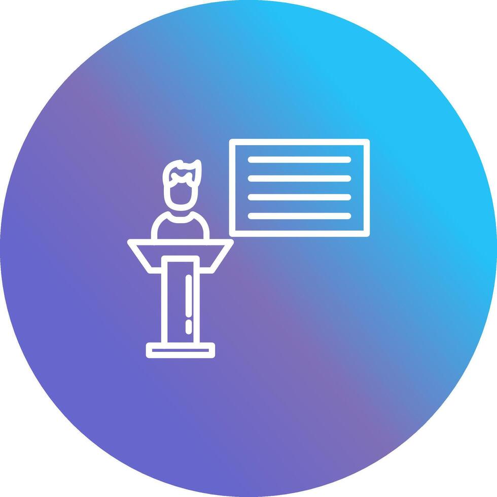 Seminar Vector Icon
