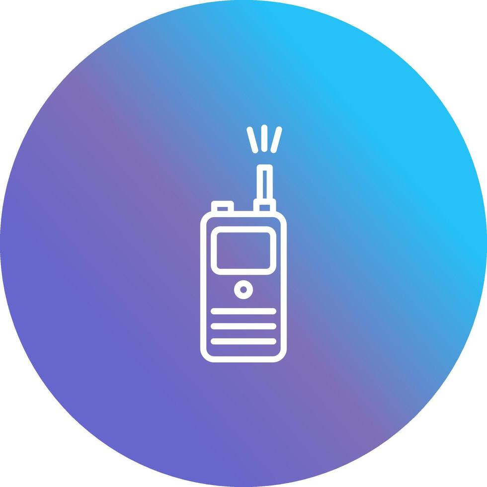 Walkie Talkie Vector Icon