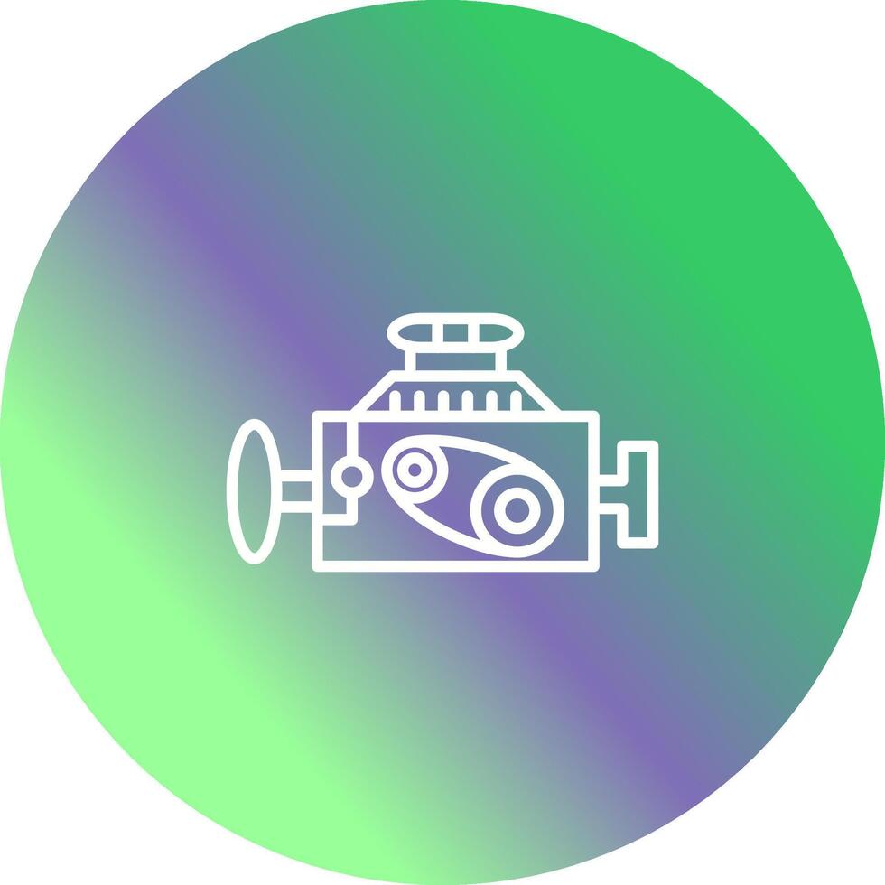 icono de vector de motor