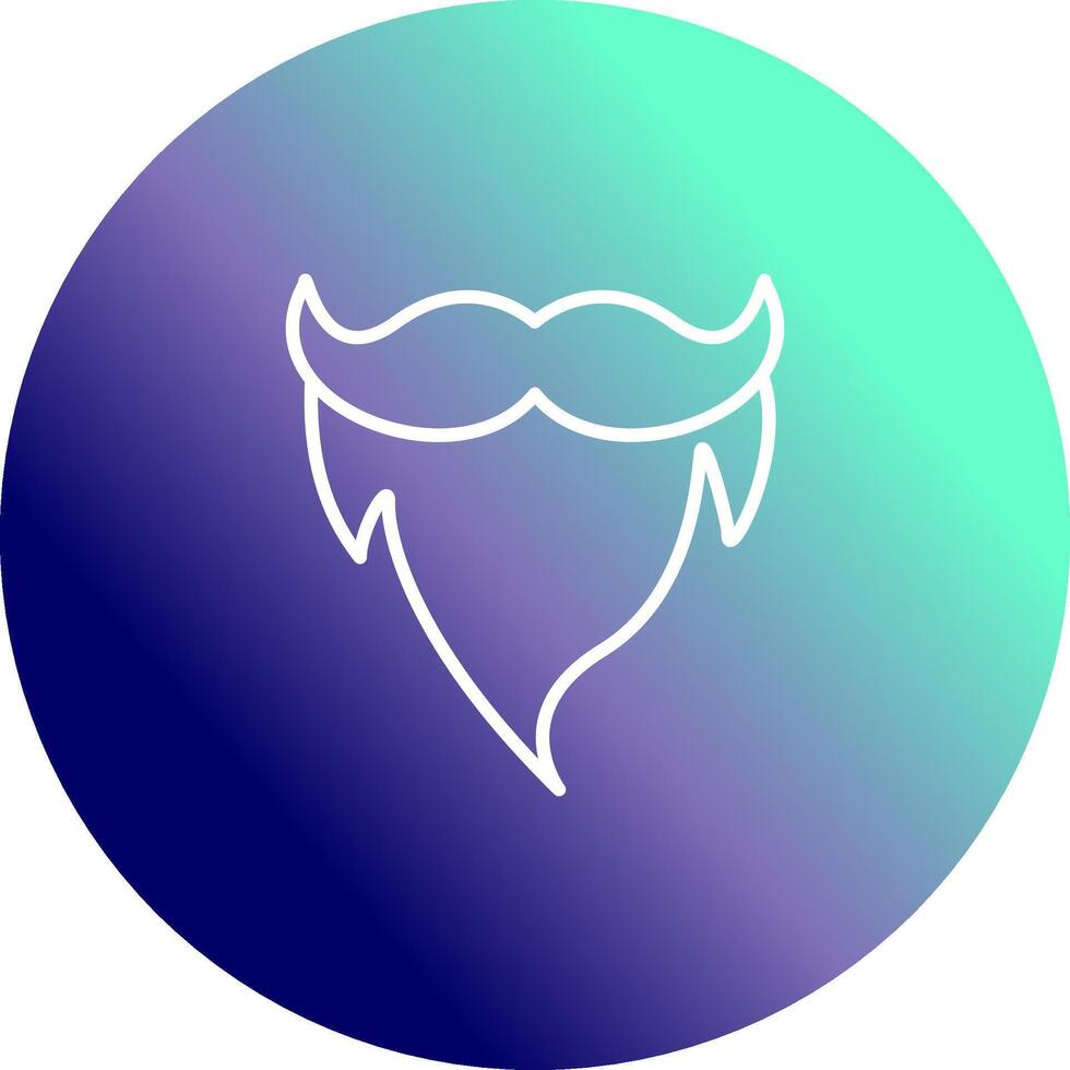 Beard and Moustache II Vector Icon