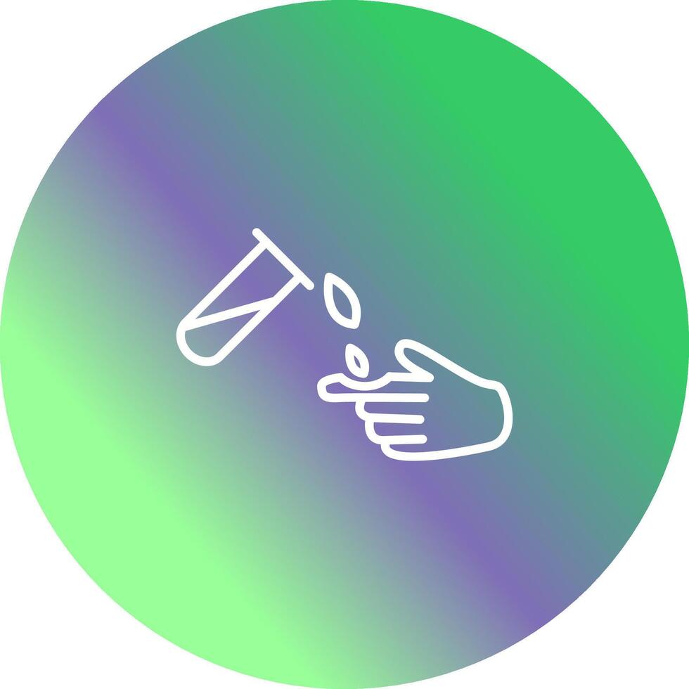 Corrosive Hazard Vector Icon