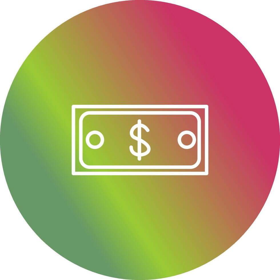 icono de vector de dinero