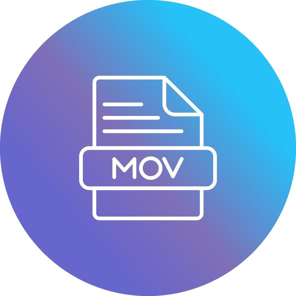 MOV Vector Icon