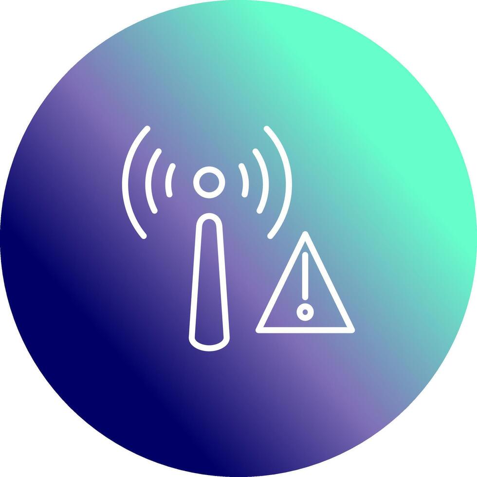 Non Ionizing Radiation Vector Icon