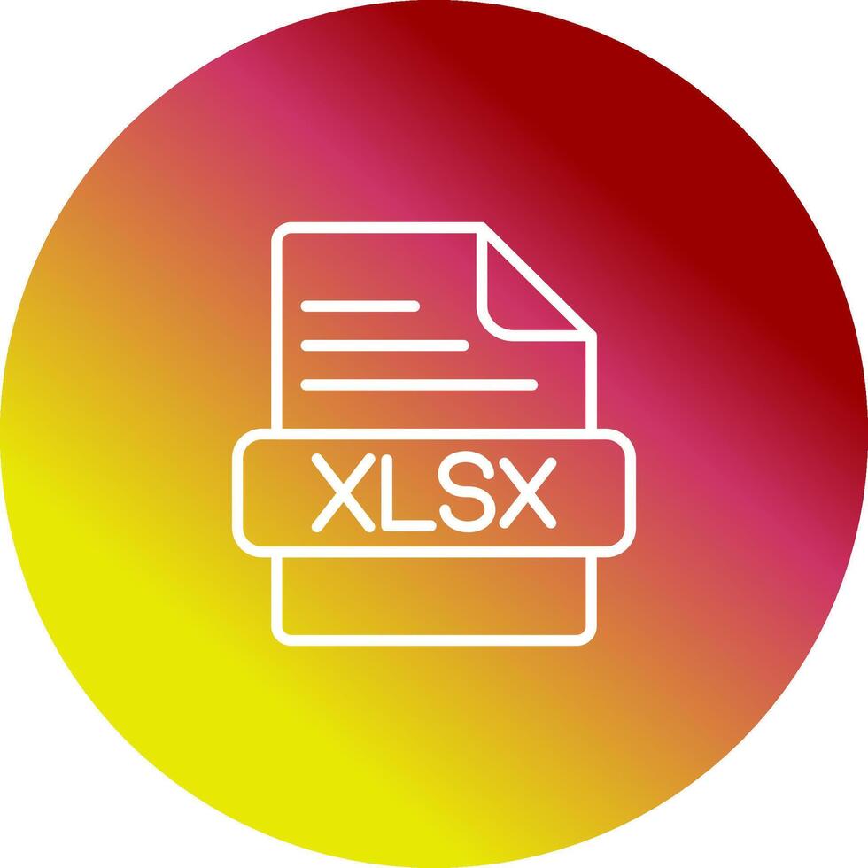 XLSX Vector Icon