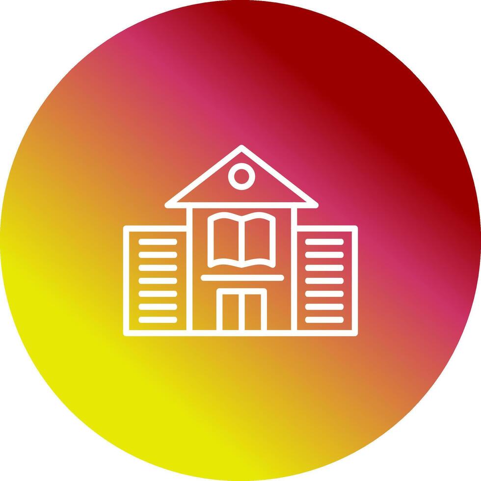 Library Building Vector Icon