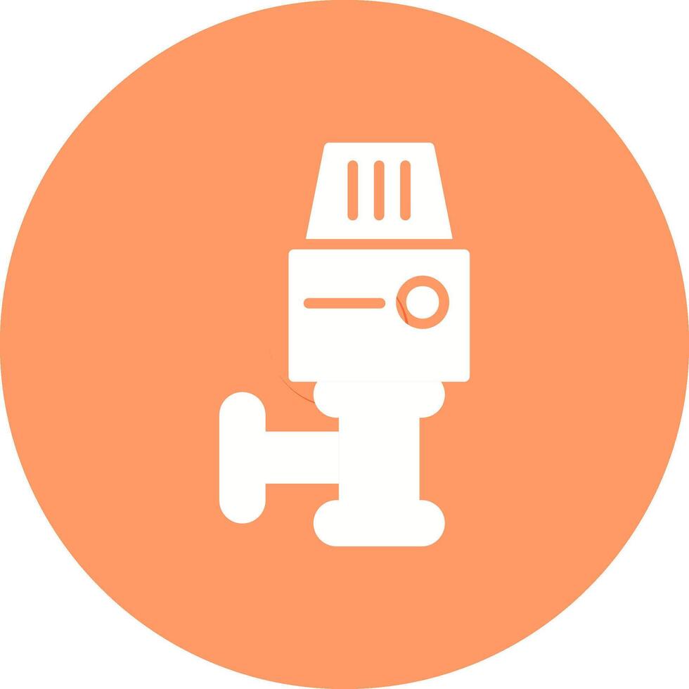 Thermostatic Head Vector Icon