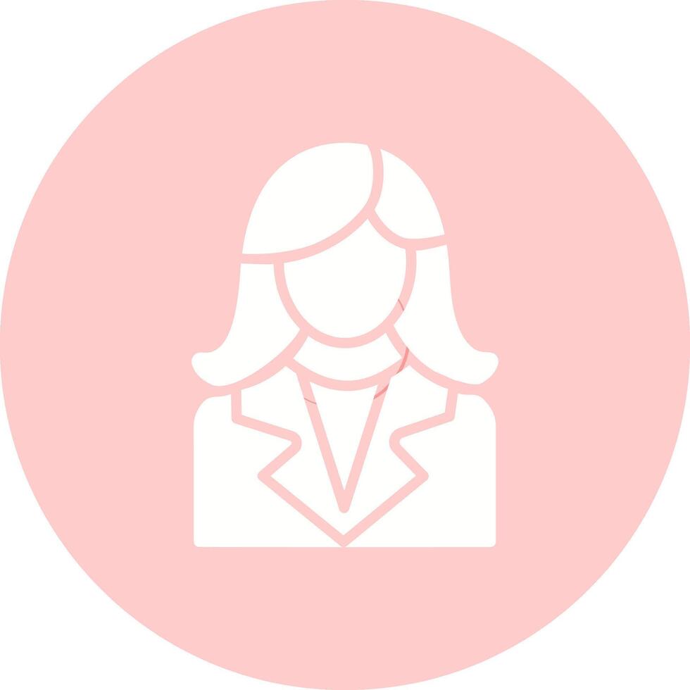 icono de vector femenino