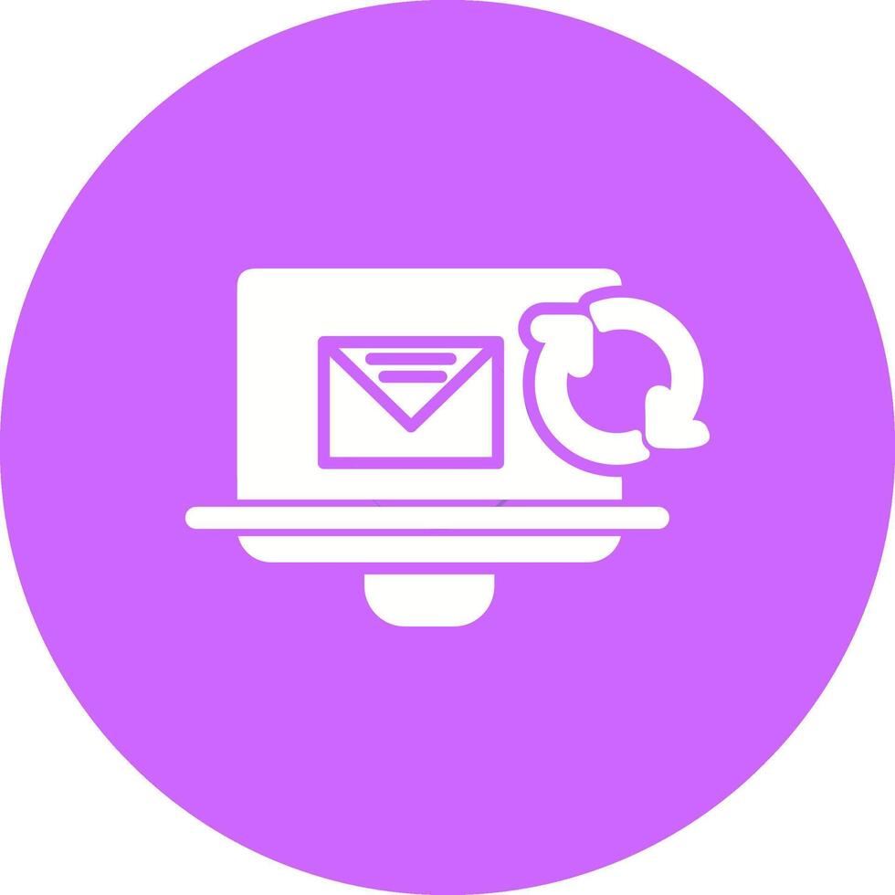 actualizar correo vector icono