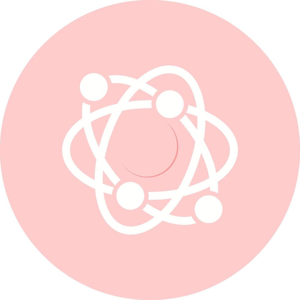 Atomic Structure Vector Icon