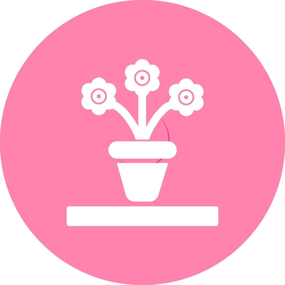 Flower Pot Vector Icon