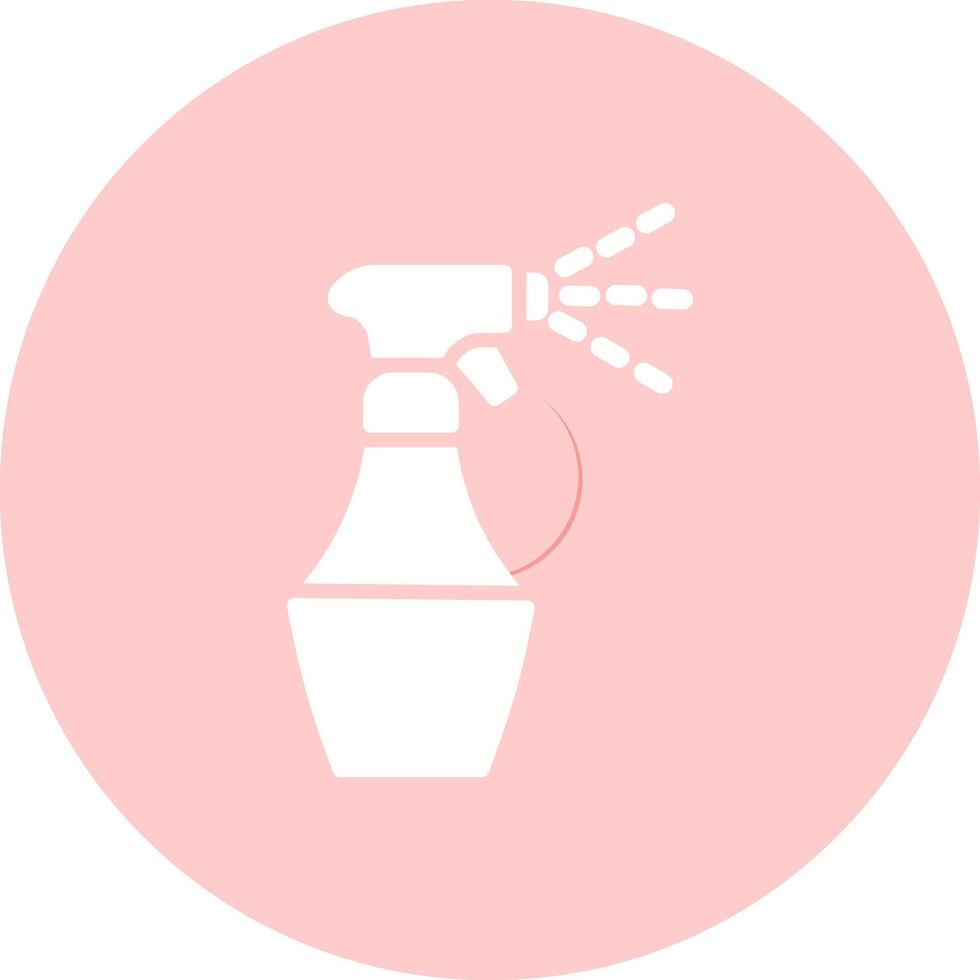 Water Spray Bottle Vector Icon