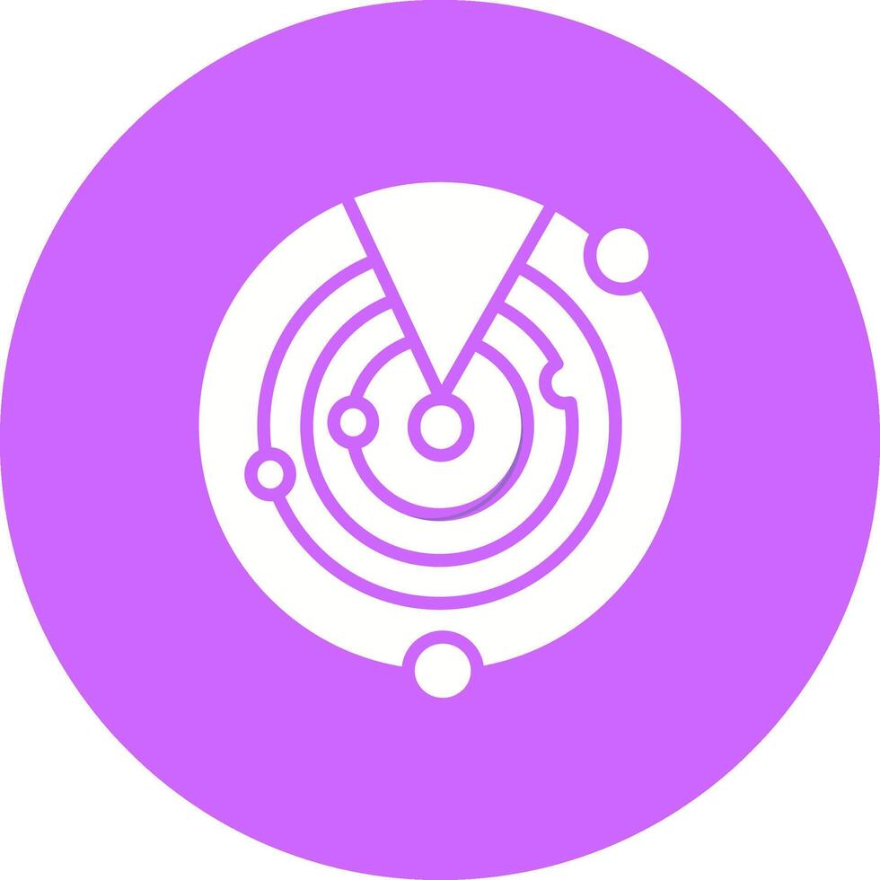 Radar Screen Vector Icon