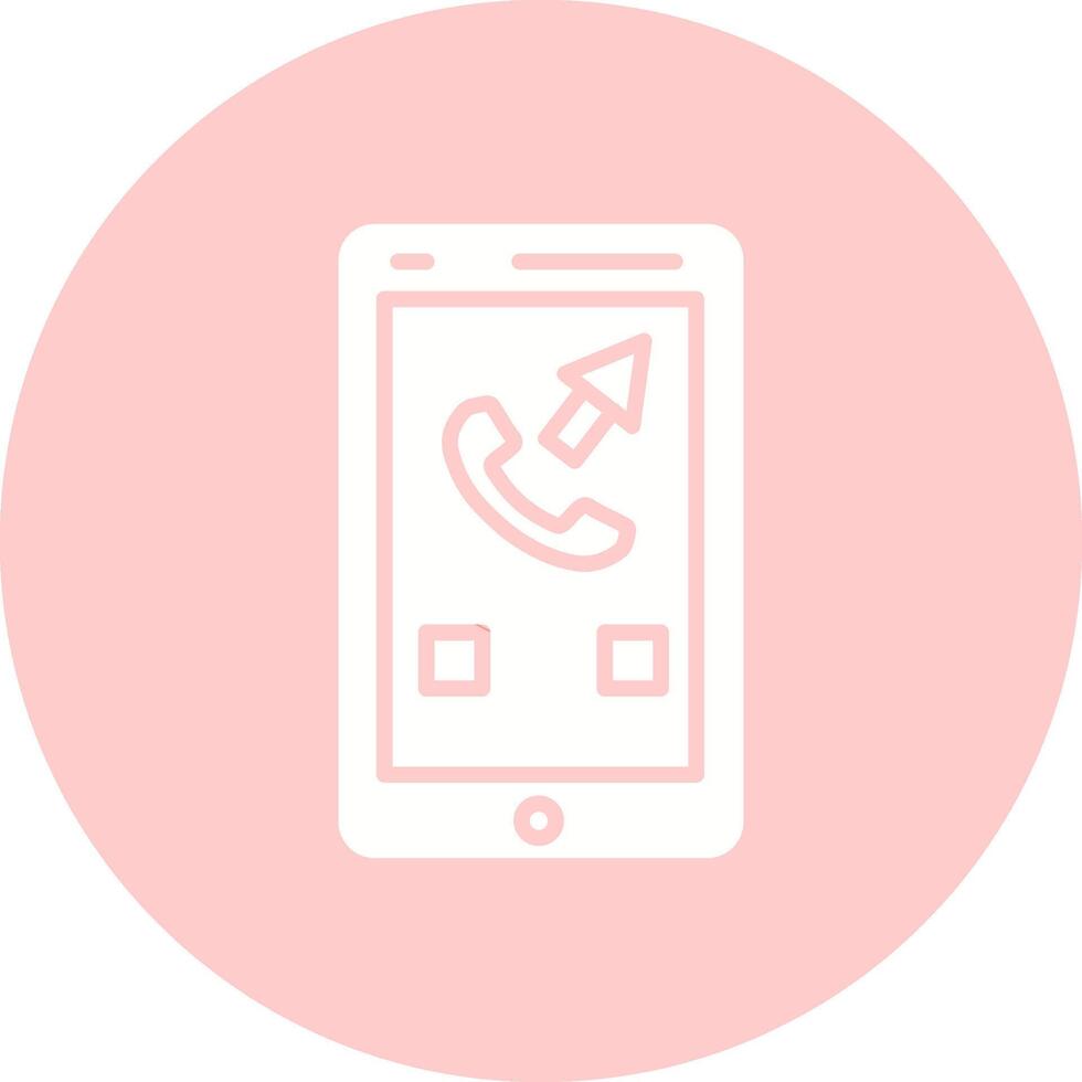 Outgoing Call Vector Icon