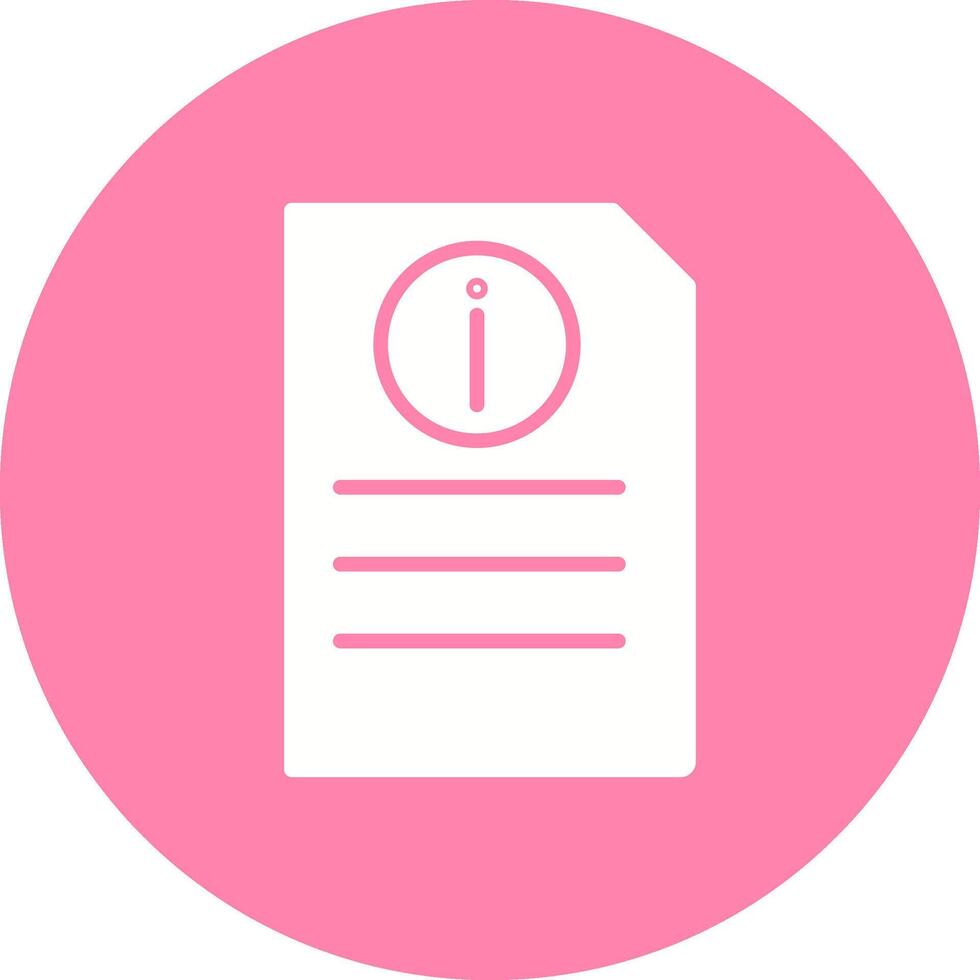 Information Document Vector Icon