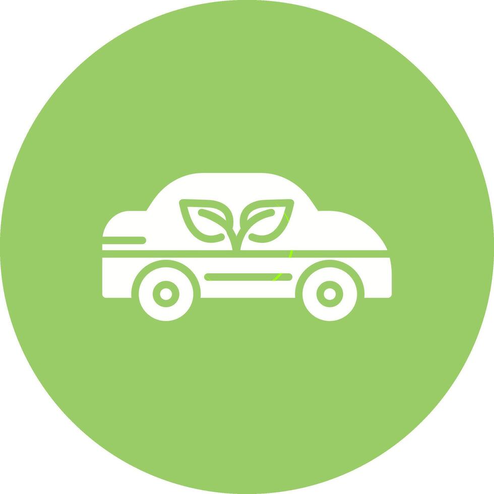 Ecology Car Vector Icon