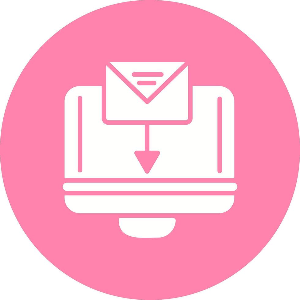 Mail Upload Vector Icon