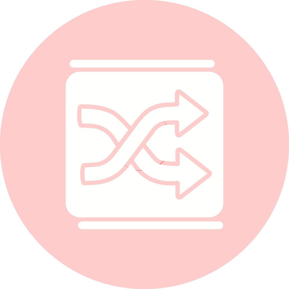 Shuffle Vector Icon