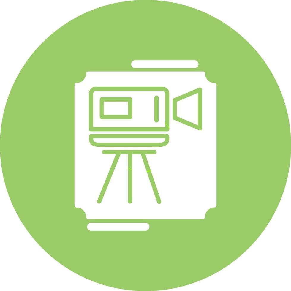 icono de vector de videocámara