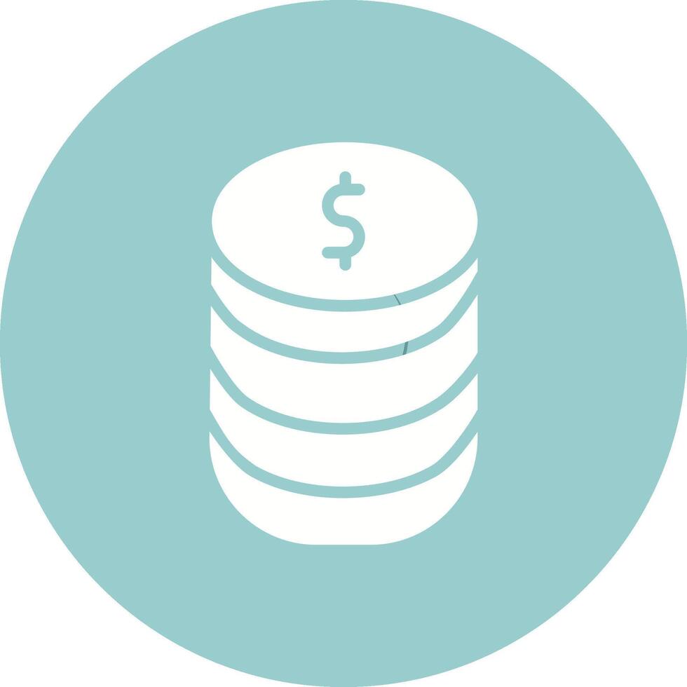 Stack of Coins Vector Icon