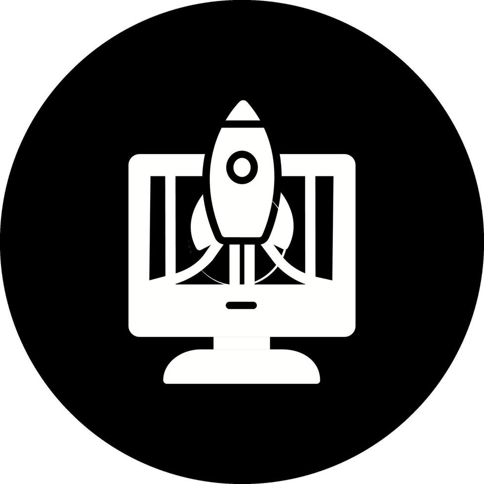 Business Launch Vector Icon