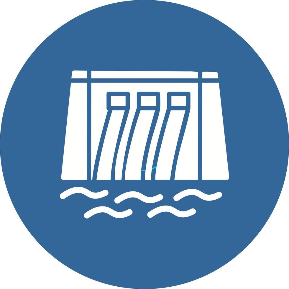 Water Dam Vector Icon