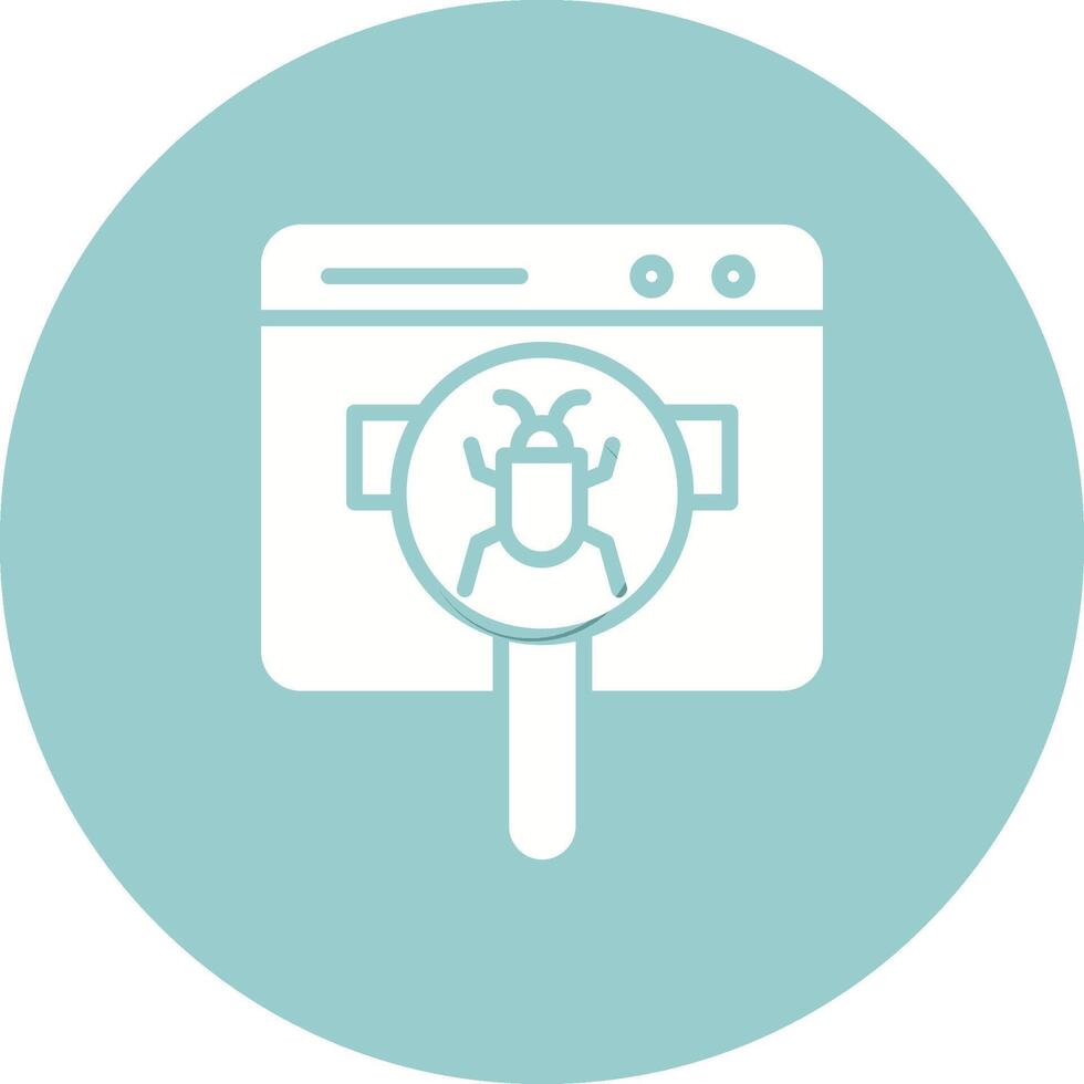 Web Bug Vector Icon