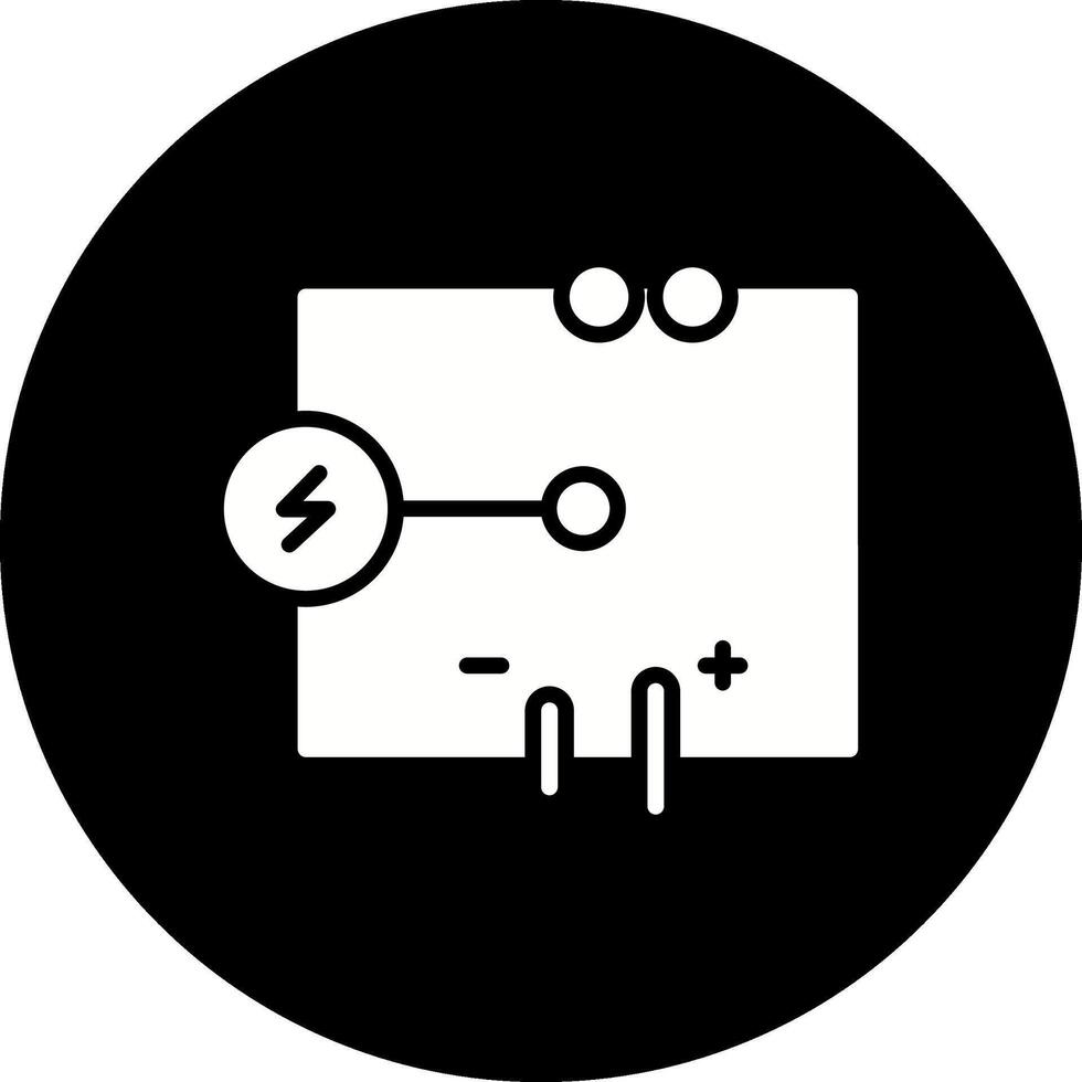 icono de vector de circuito eléctrico