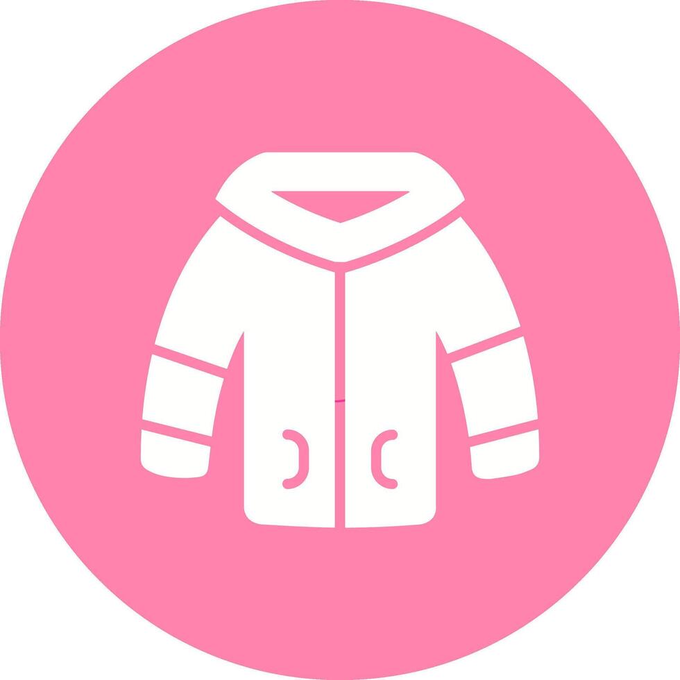 Winter Jacket Vector Icon