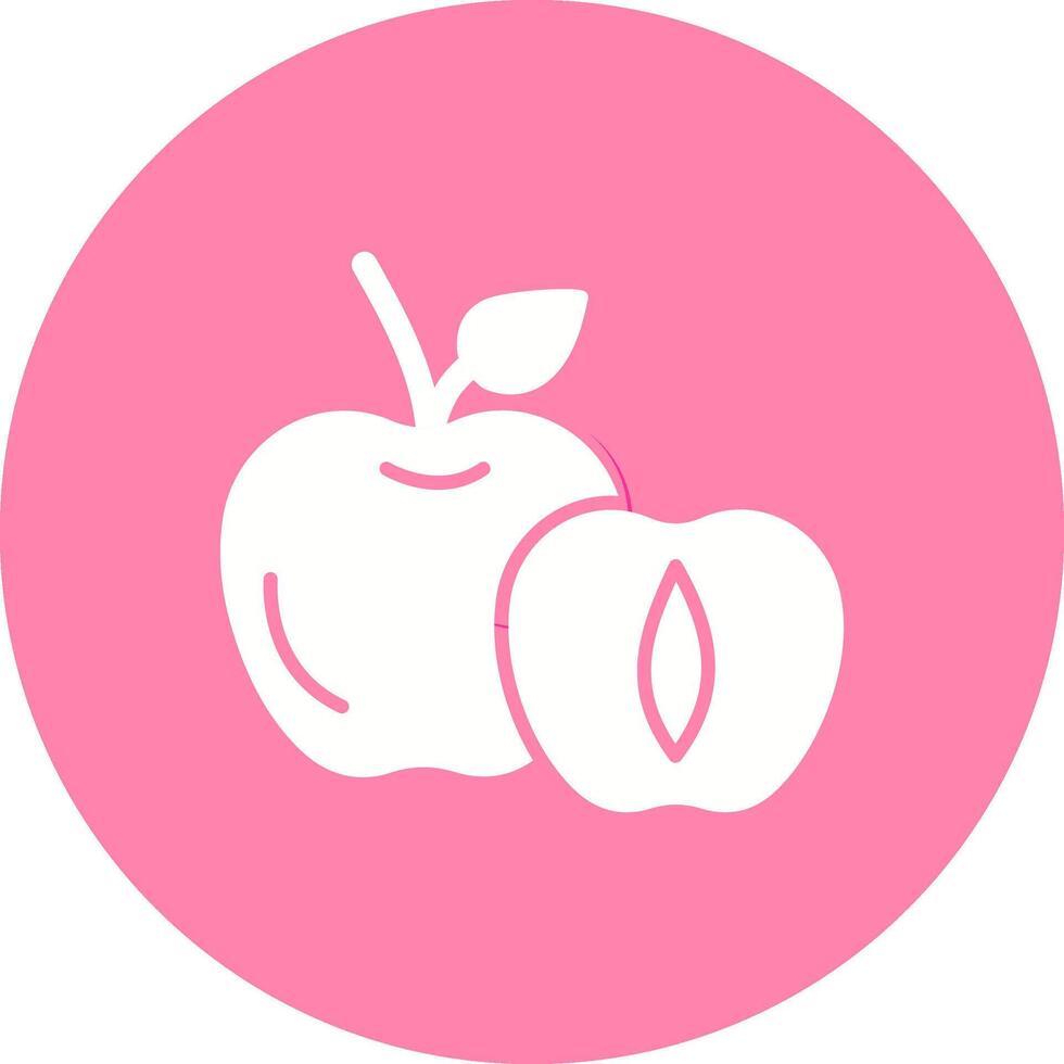 Apricot Vector Icon