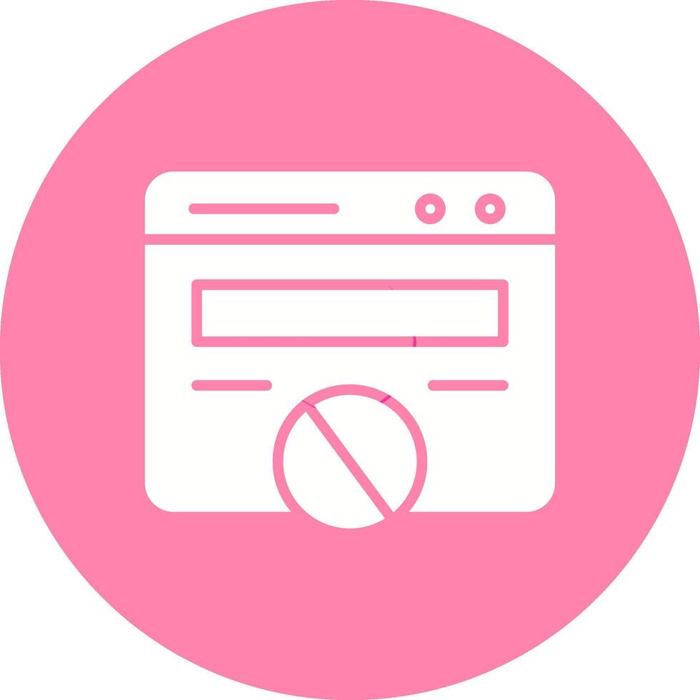 Block Website Vector Icon