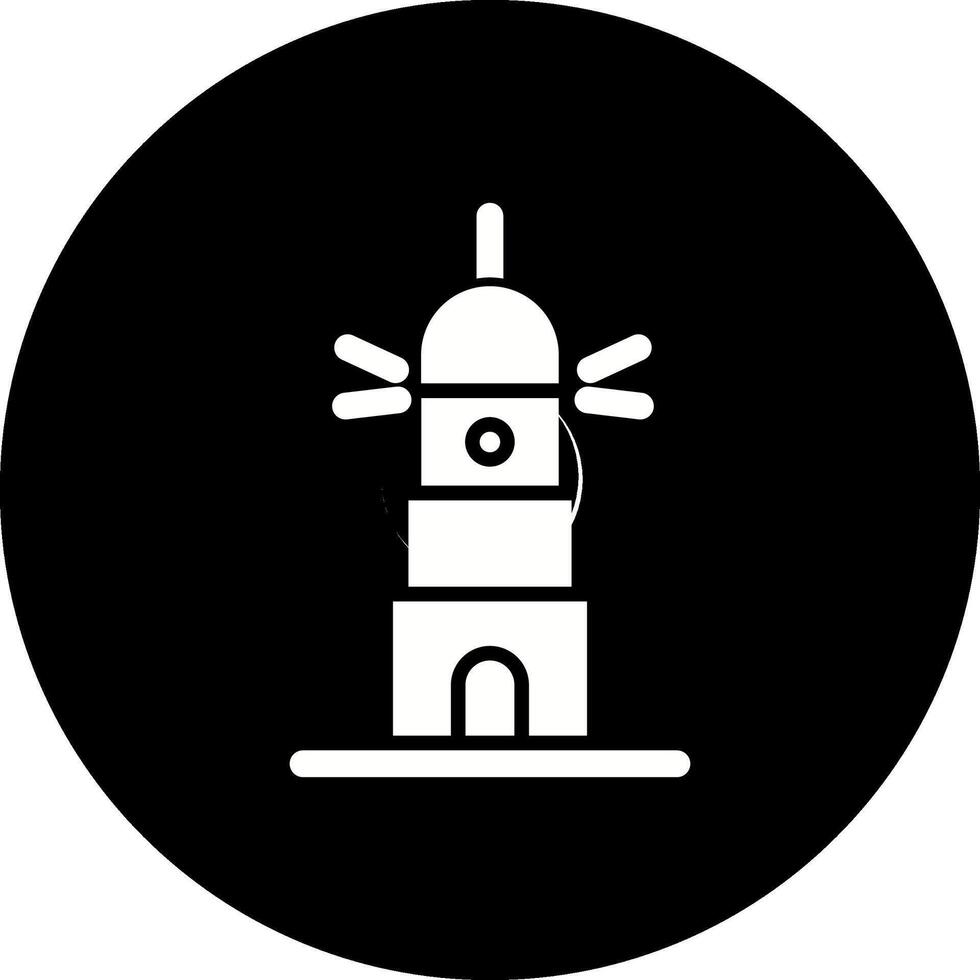 icono de vector de faro