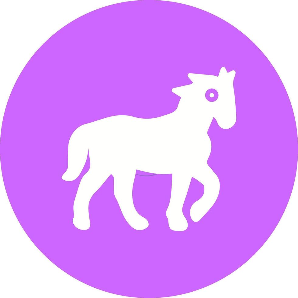 icono de vector de caballo