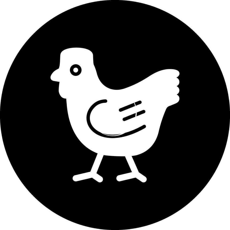 icono de vector de aves de corral