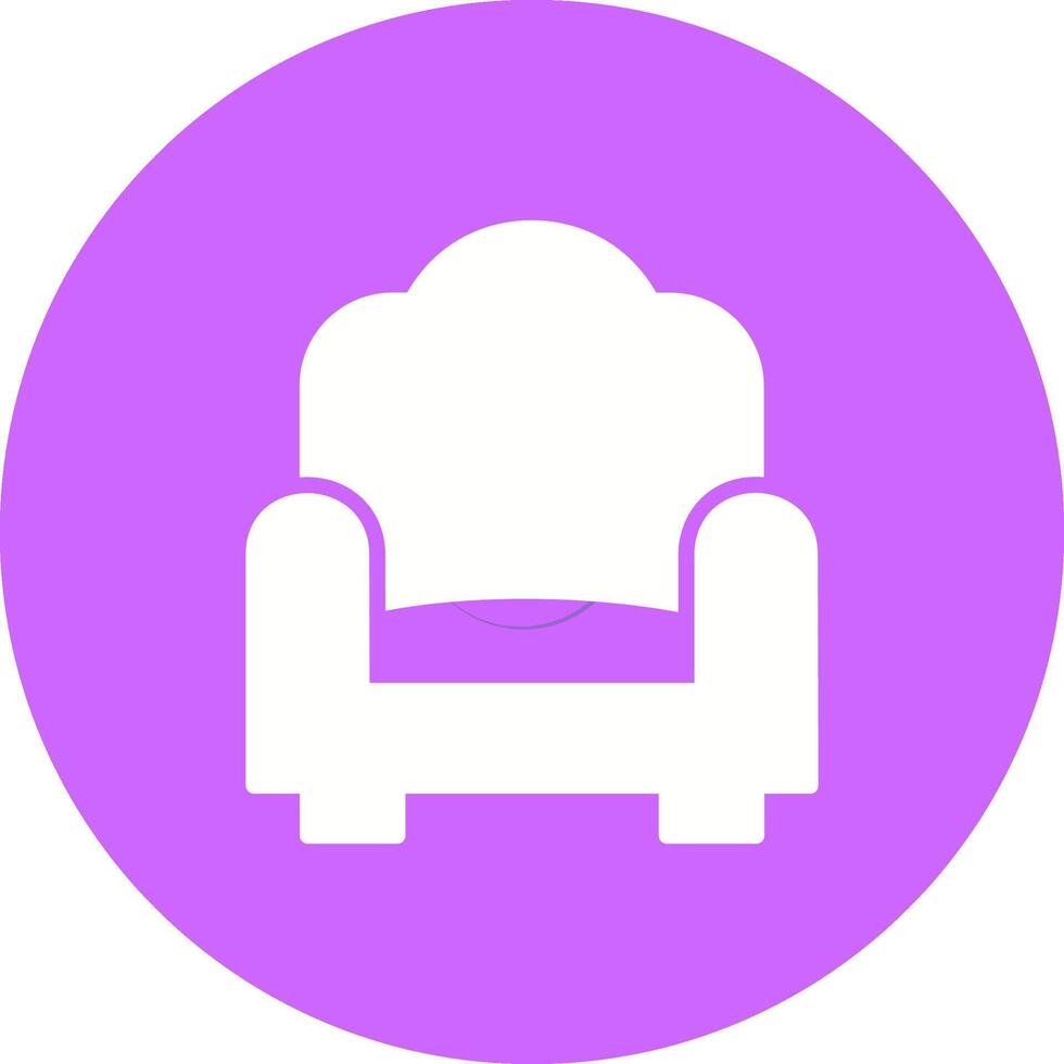 Single Sofa Vector Icon
