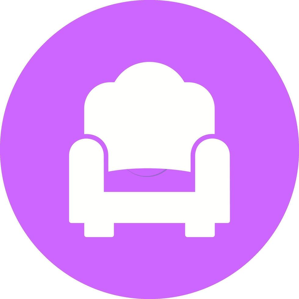 Single Sofa Vector Icon