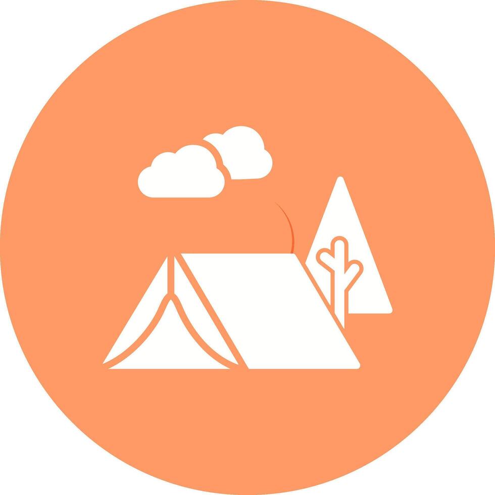 Tent Vector Icon