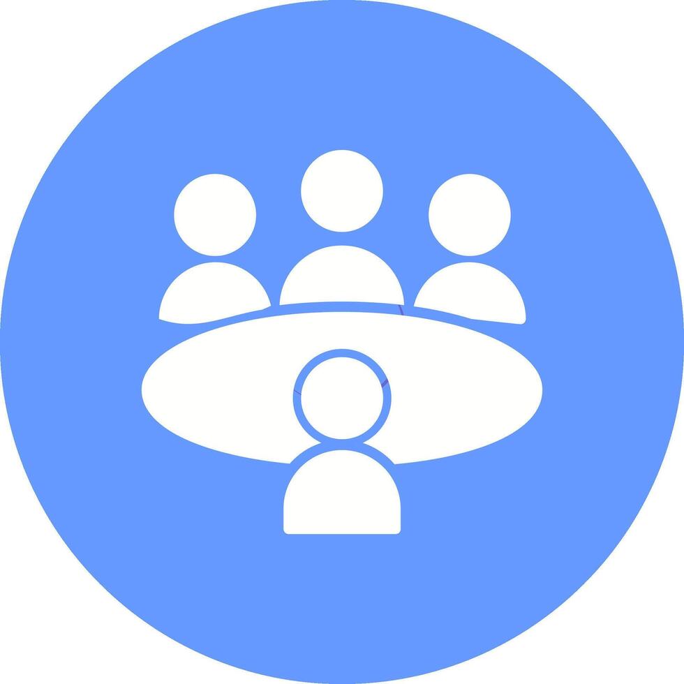 Conference Table Vector Icon