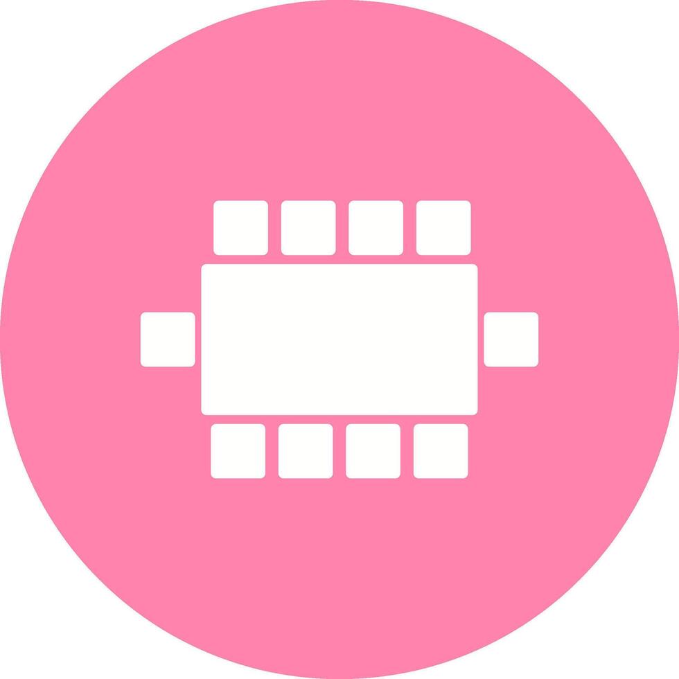 Conference Room Chair Vector Icon