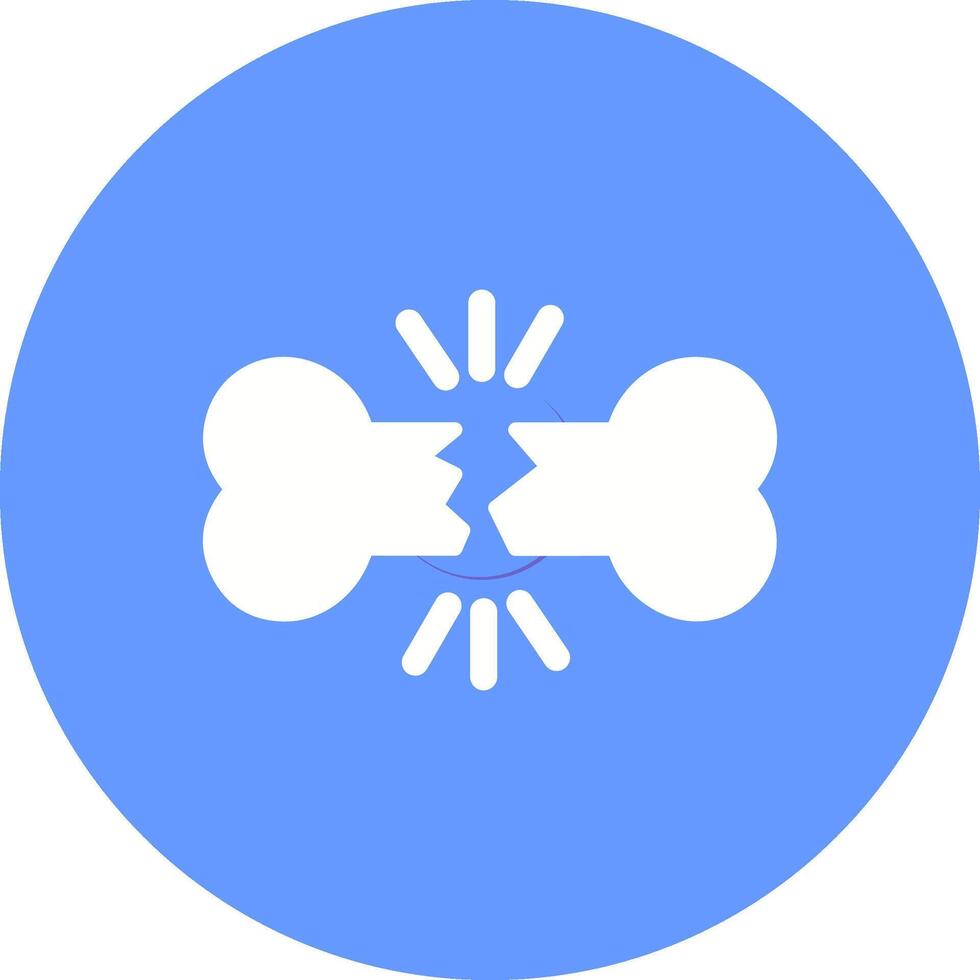 Bone Fracture Vector Icon