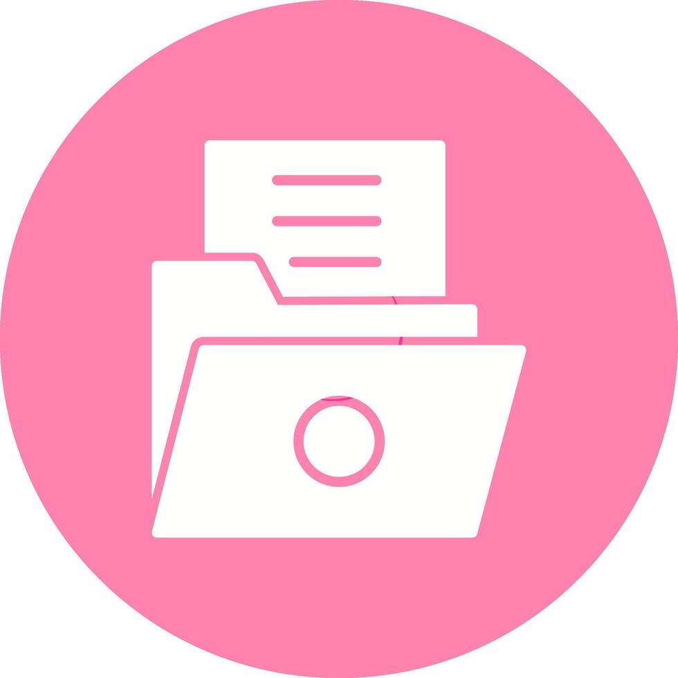 List Folder Vector Icon