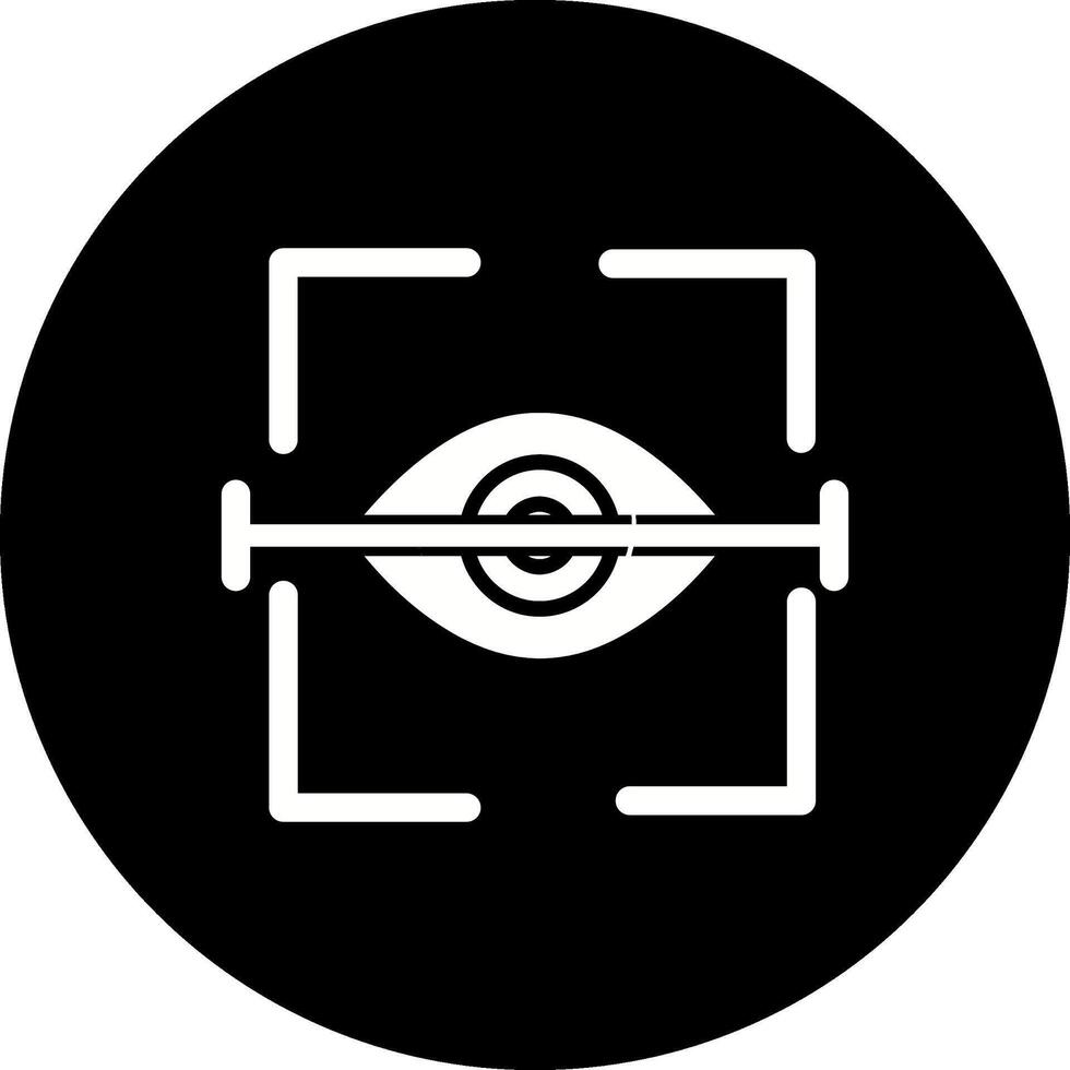 Eye Scan Vector Icon