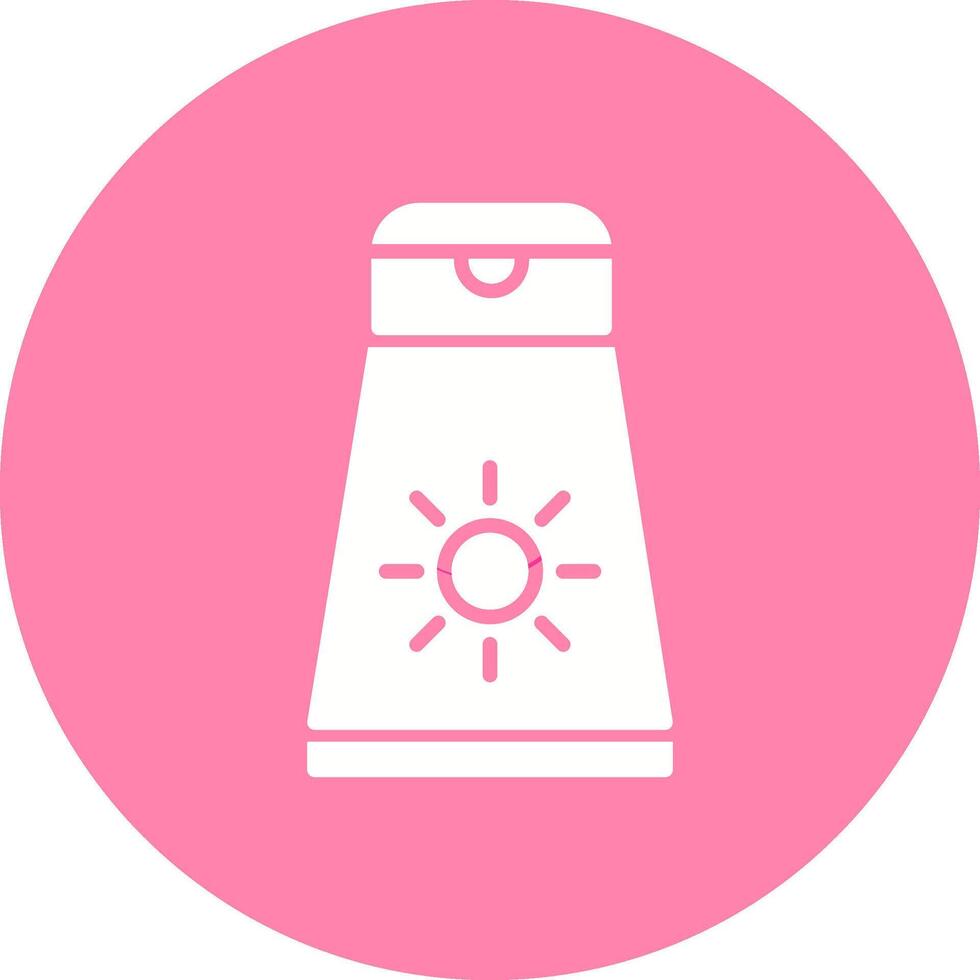 Sun Cream Vector Icon